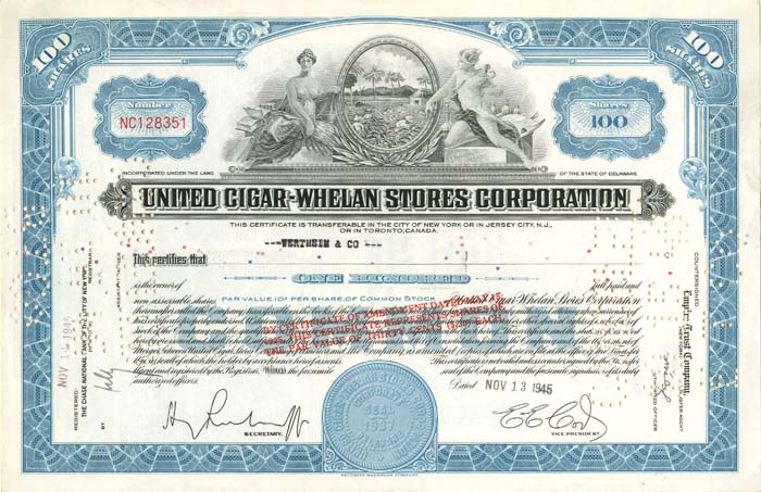 United Cigar-Whelan Stores Corporation